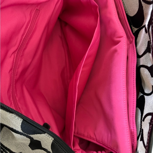 Coach Black and Gray Signature Tote Bag - Picture 11 of 13